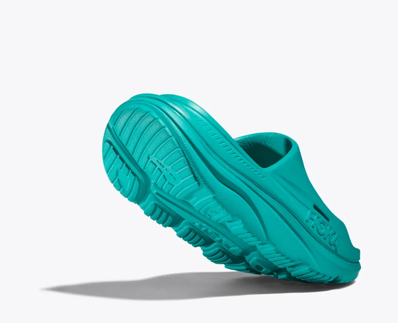 HOKA All Gender Ora Recovery Slide 3 in Ceramic/Ceramic-5