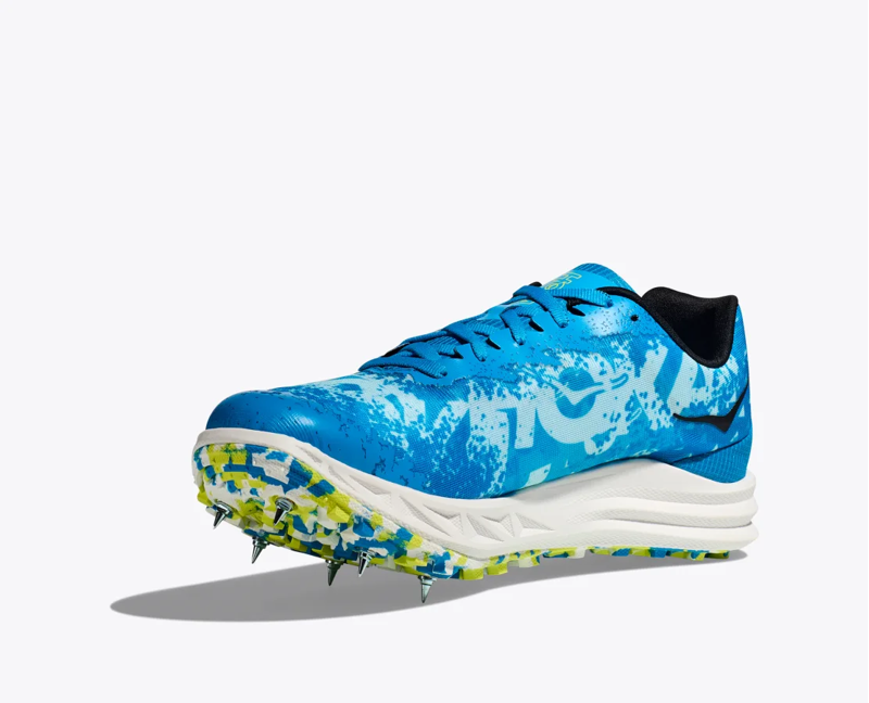 HOKA Crescendo XC Unisex Trail/Cross-Country Running Spike Shoe in Diva Blue/Evening Primrose-5