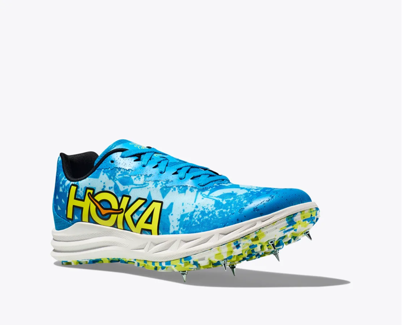HOKA Crescendo XC Unisex Trail/Cross-Country Running Spike Shoe in Diva Blue/Evening Primrose-6