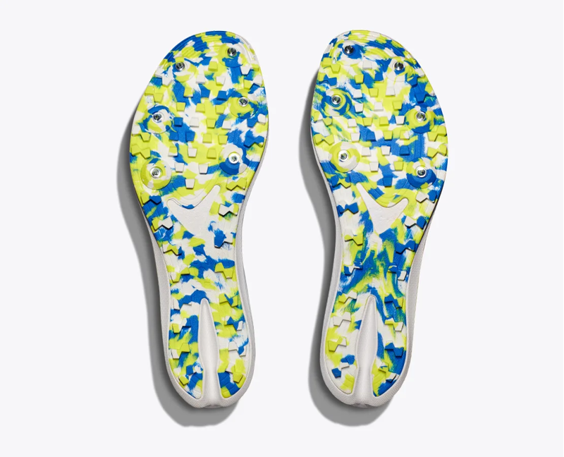 HOKA Crescendo XC Unisex Trail/Cross-Country Running Spike Shoe in Diva Blue/Evening Primrose-2