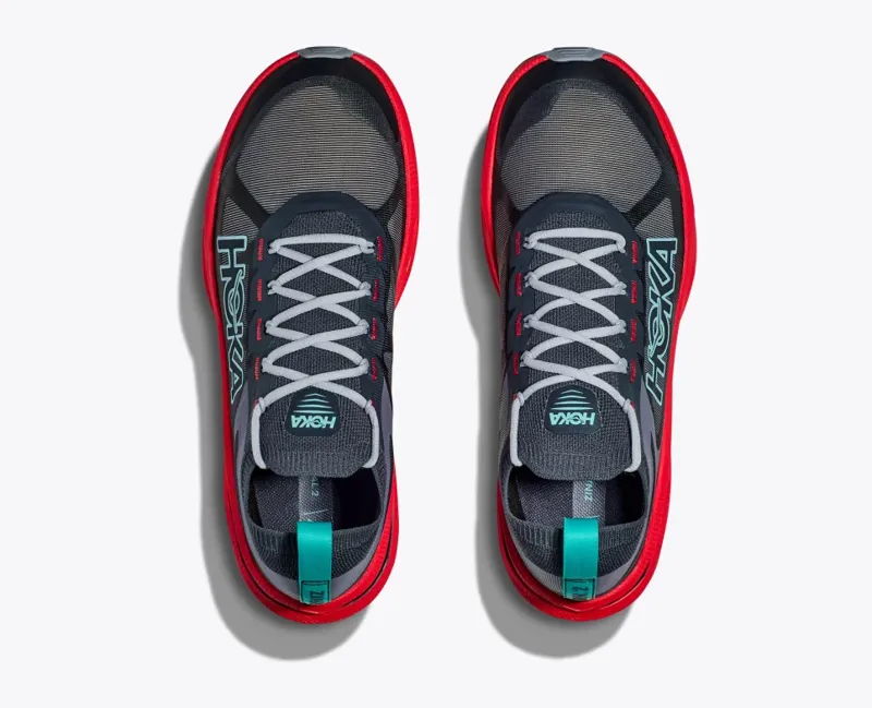 HOKA Zinal 2 Men's Trail Running Shoe in Stormy Skies/Cerise-2