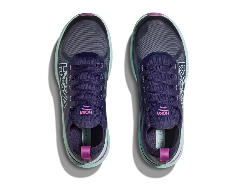 HOKA Zinal 2 Women's Trail Running Shoe in Night Sky/Sunlit Ocean-2