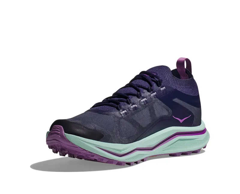 HOKA Zinal 2 Women's Trail Running Shoe in Night Sky/Sunlit Ocean-7