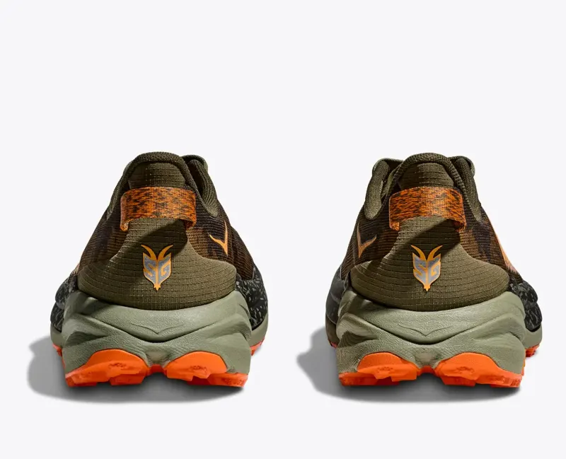 HOKA Speedgoat 6 Wide Men's Trail Running Shoe in Antique Olive/Squash-5