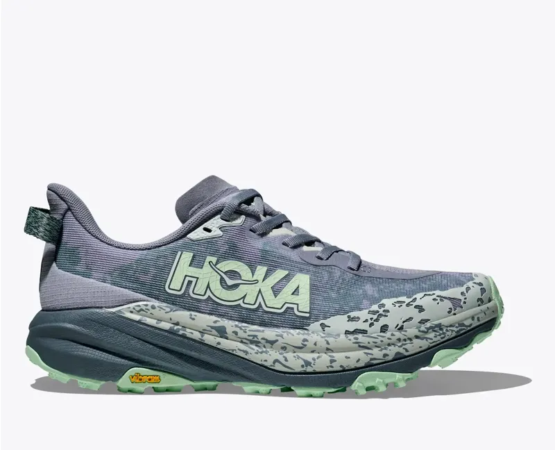 HOKA Speedgoat 6 Women's Trail Running Shoe in Moonlight/Thunder Cloud