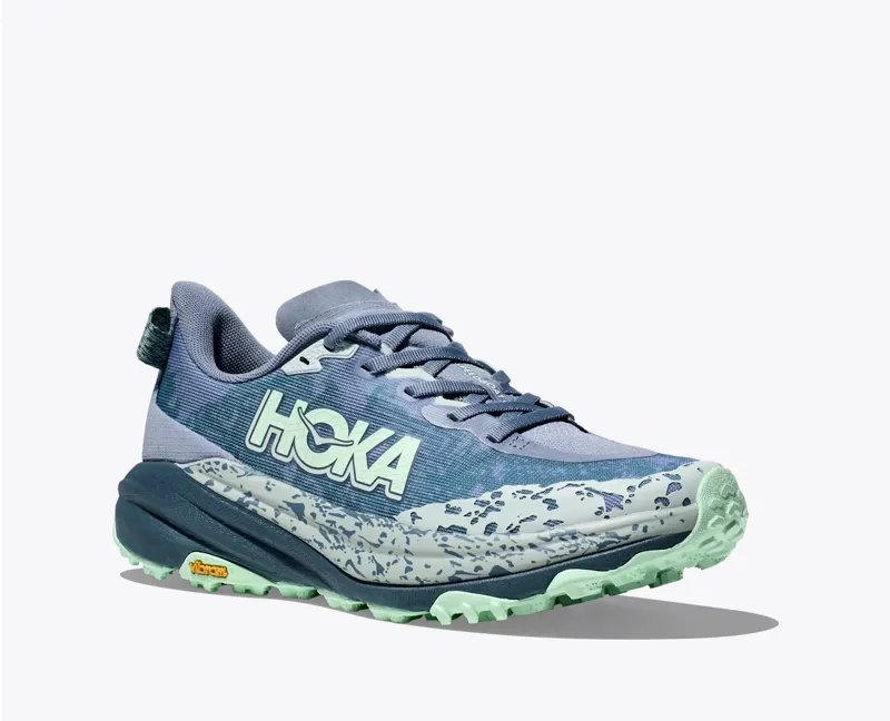 HOKA Speedgoat 6 Women's Trail Running Shoe in Moonlight/Thunder Cloud-7