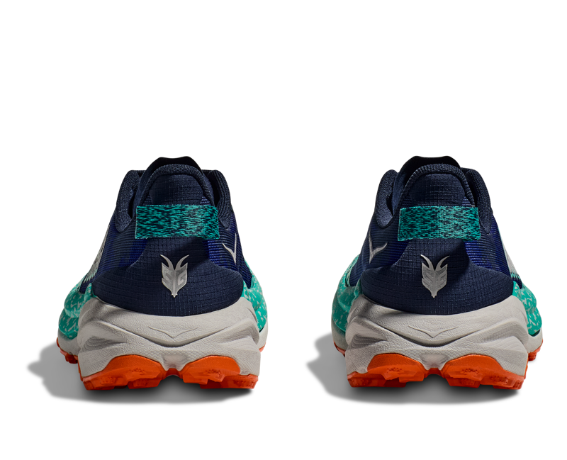 HOKA Speedgoat 6 Wide Women's Trail Running Shoe in Varsity Navy/Meteor-5