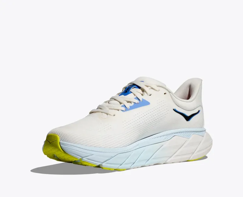 HOKA Arahi 7 Men's Road Running Shoe in Blanc De Blanc/Virtual Blue-6