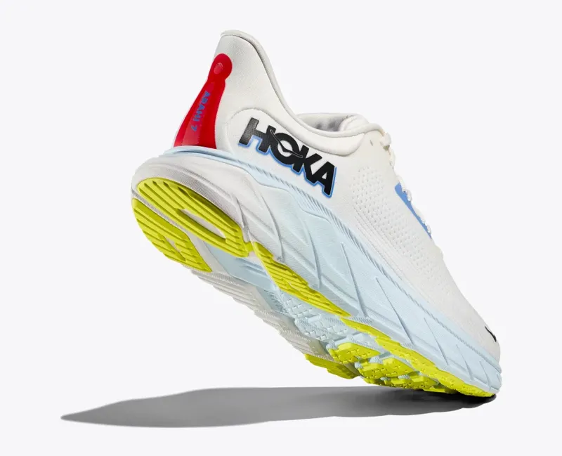 HOKA Arahi 7 Men's Road Running Shoe in Blanc De Blanc/Virtual Blue-4