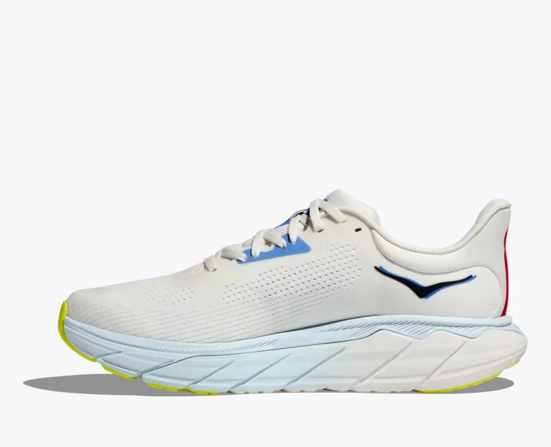 HOKA Arahi 7 Men's Road Running Shoe in Blanc De Blanc/Virtual Blue-3