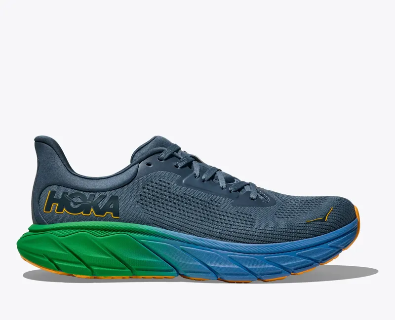 HOKA Arahi 7 Men's Road Running Shoe in Thunder Cloud/Stormy Skies 