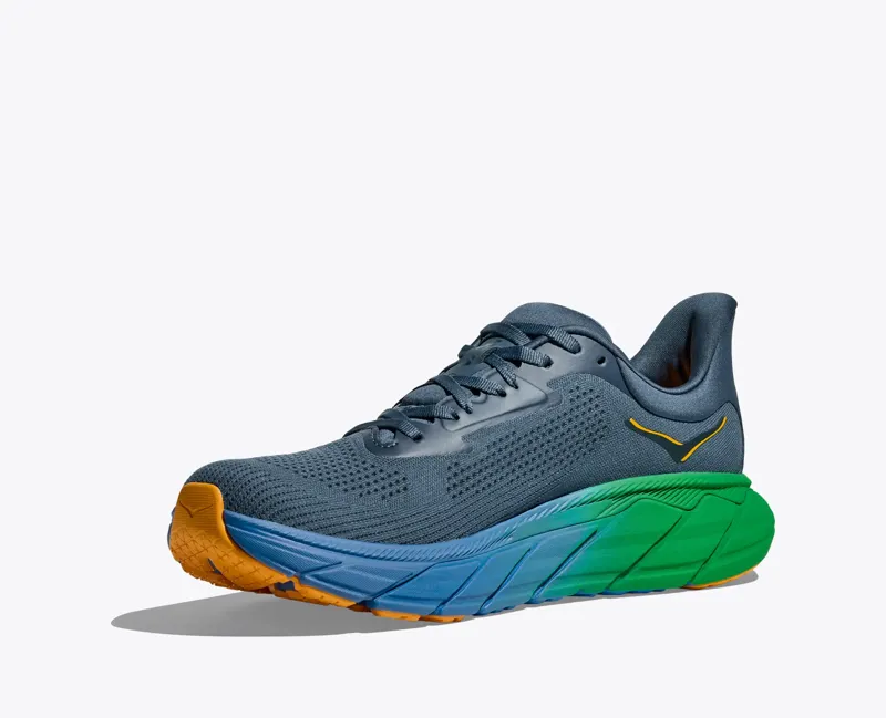 HOKA Arahi 7 Men's Road Running Shoe in Thunder Cloud/Stormy Skies -2