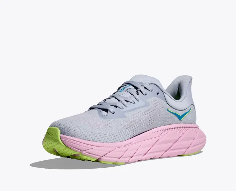 HOKA Arahi 7 Women's Road Running Shoe in Gull/Pink Twilight-6