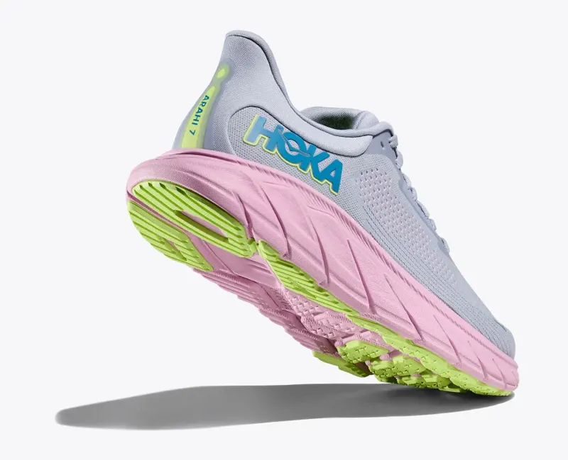 HOKA Arahi 7 Women's Road Running Shoe in Gull/Pink Twilight-4