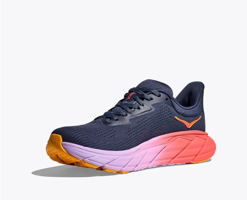 HOKA Arahi 7 Women's Road Running Shoe in Nautical Dusk/Varsity Navy-6