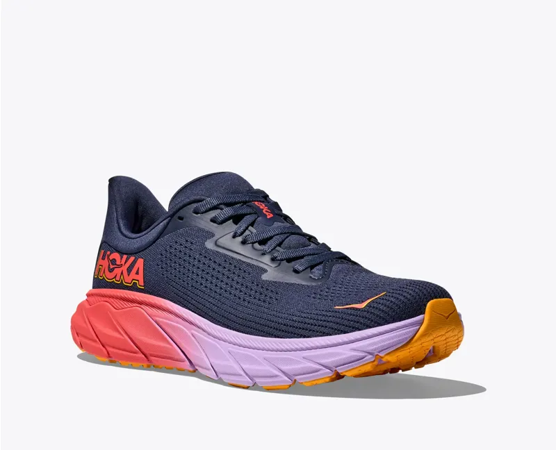 HOKA Arahi 7 Women's Road Running Shoe in Nautical Dusk/Varsity Navy-7