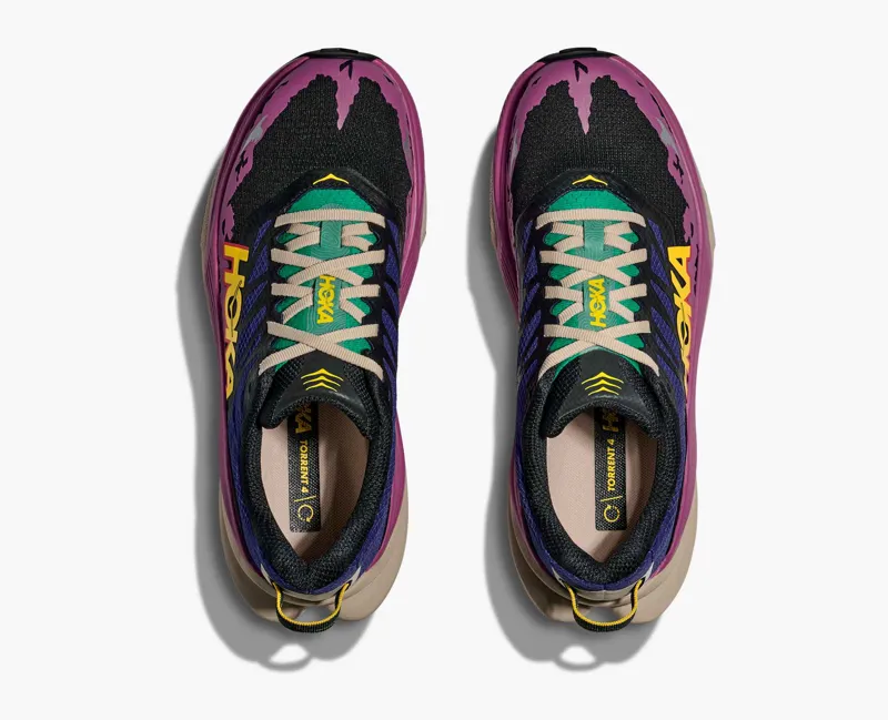 HOKA Torrent 4 Women's Trail Running Shoe in Mountain Iris/Oatmeal-1