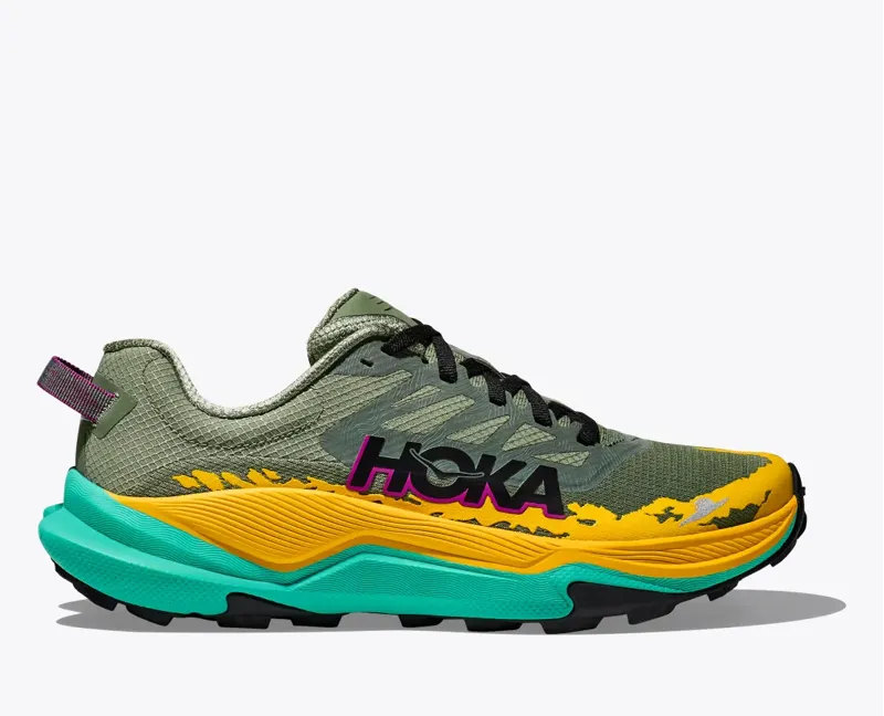 HOKA Torrent 4 Women's Trail Running Shoe in Succulent/Electric Aqua