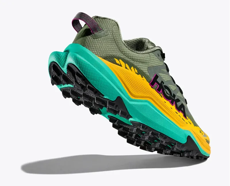 HOKA Torrent 4 Women's Trail Running Shoe in Succulent/Electric Aqua-3