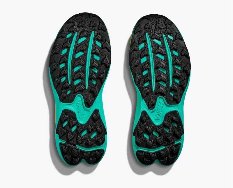 HOKA Torrent 4 Women's Trail Running Shoe in Succulent/Electric Aqua-5