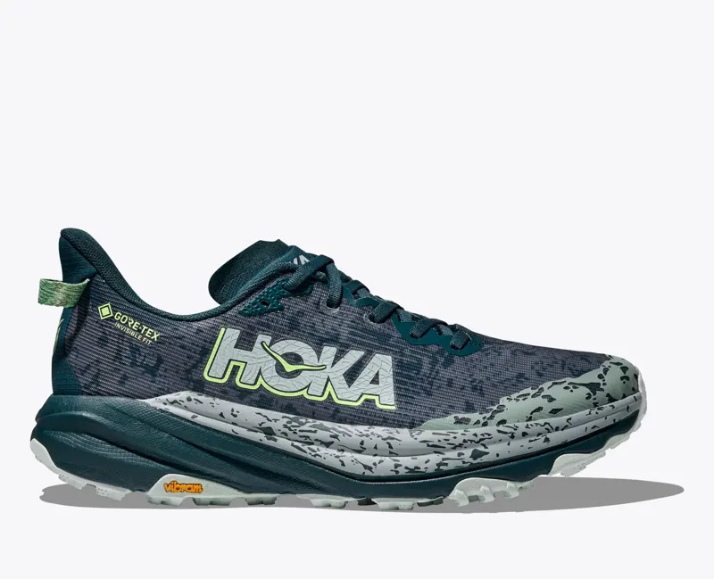 HOKA Speedgoat 6 GTX Men's Trail Running Shoe in Blue Twilight/Druzy 