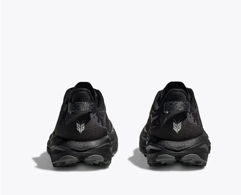 HOKA Speedgoat 6 Kid's Trail Running Shoe in Obsidian/Outer Orbit-5