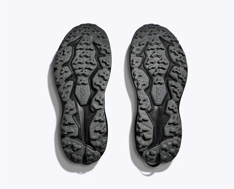 HOKA Speedgoat 6 Kid's Trail Running Shoe in Obsidian/Outer Orbit-1