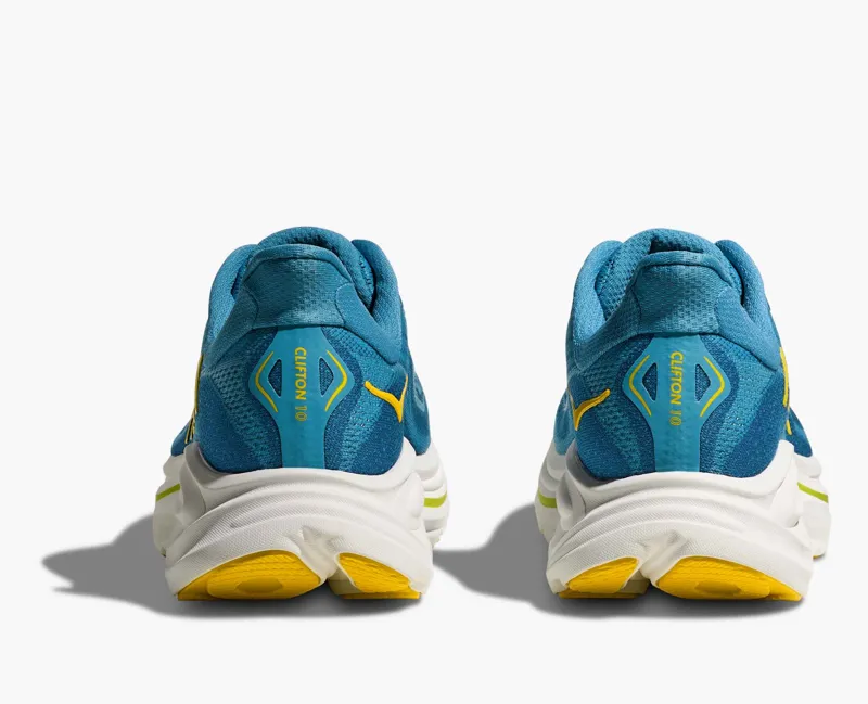 HOKA Clifton 10 Men's Road Running Shoe in Alpine Blue/Foggy Night-5