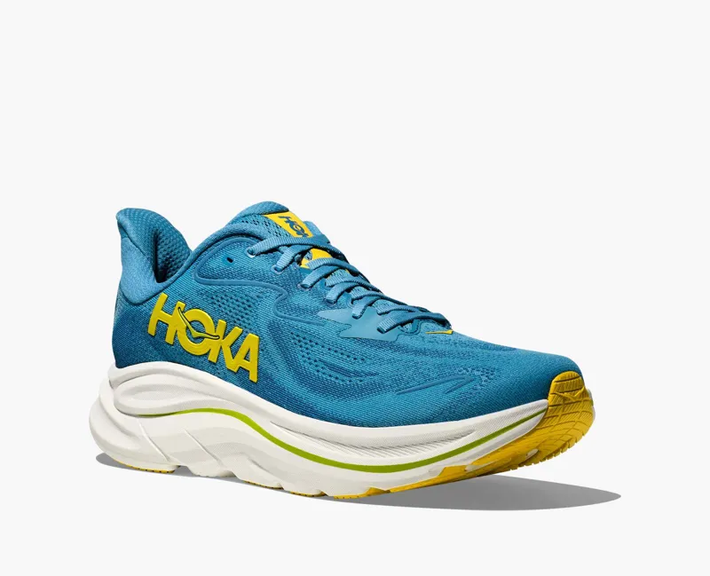 HOKA Clifton 10 Men's Road Running Shoe in Alpine Blue/Foggy Night-7