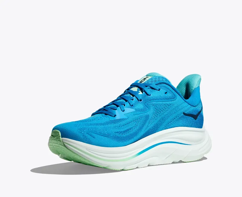 HOKA Clifton 10 Men's Road Running Shoe in Hoka Blue/Skyward Blue-2