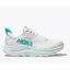 HOKA Clifton 10 Women's Road Running Shoe in White/Cielo Blue