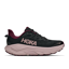 Hoka Challenger 8 Women's Trail Running Shoe in Black/Pink Opal