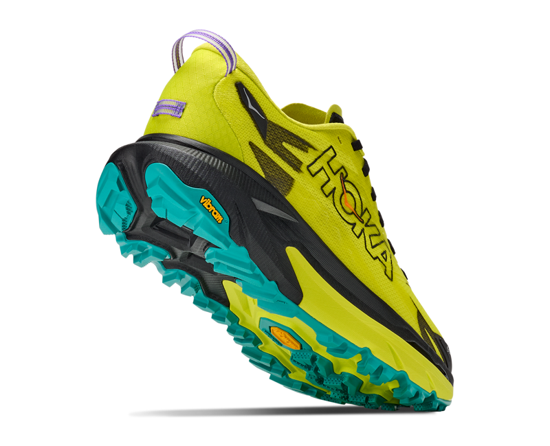 Hoka Mafate 5 Men's Trail Running Shoe in Black/Hoka Citrus-4
