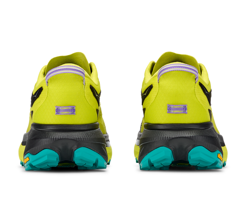 Hoka Mafate 5 Men's Trail Running Shoe in Black/Hoka Citrus-5