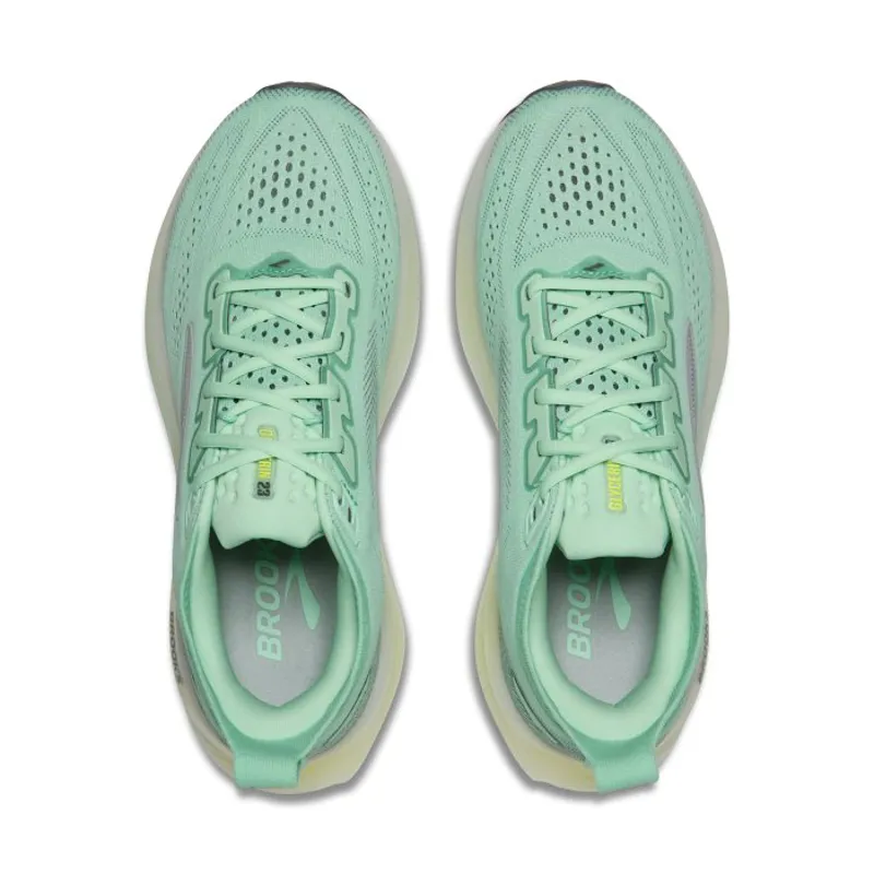 Brooks Glycerin 23 Women's Road Running Shoes in Yucca/Nightlife/White-1