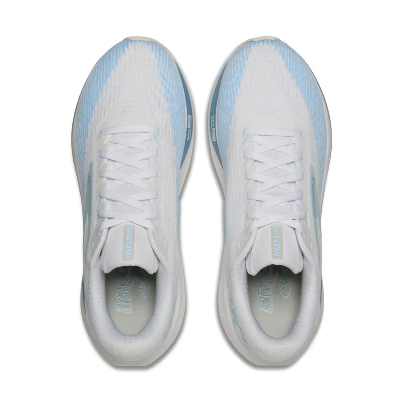 Brooks Ghost Amp Women's Road Running Shoe in Blue/White/Metallic-1