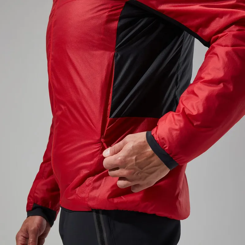 Berghaus Men's MTN Arete LB Synthetic Hoody in Red/Black-11