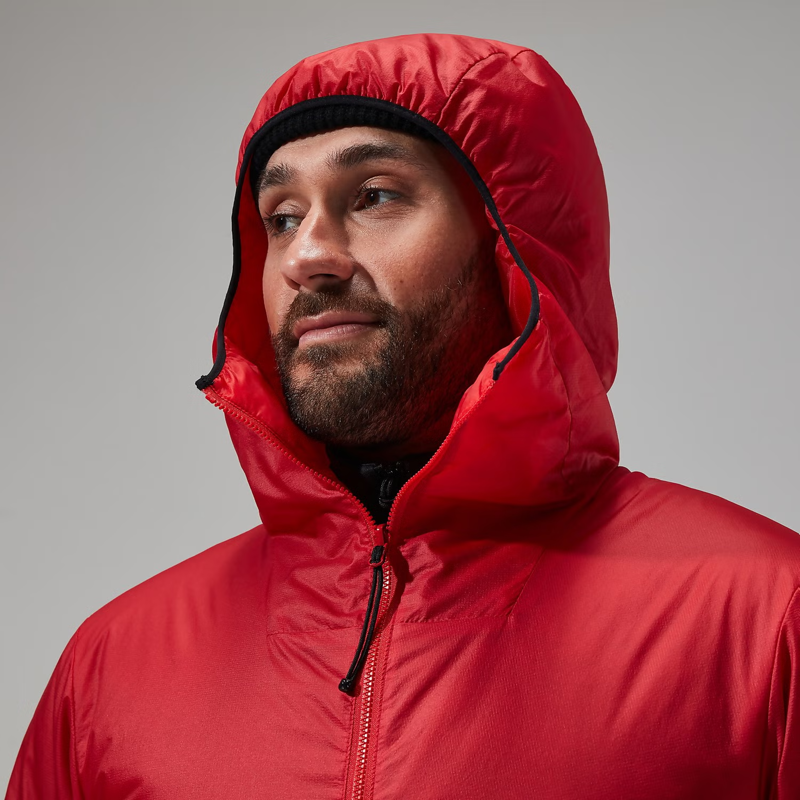 Berghaus Men's MTN Arete LB Synthetic Hoody in Red/Black-9