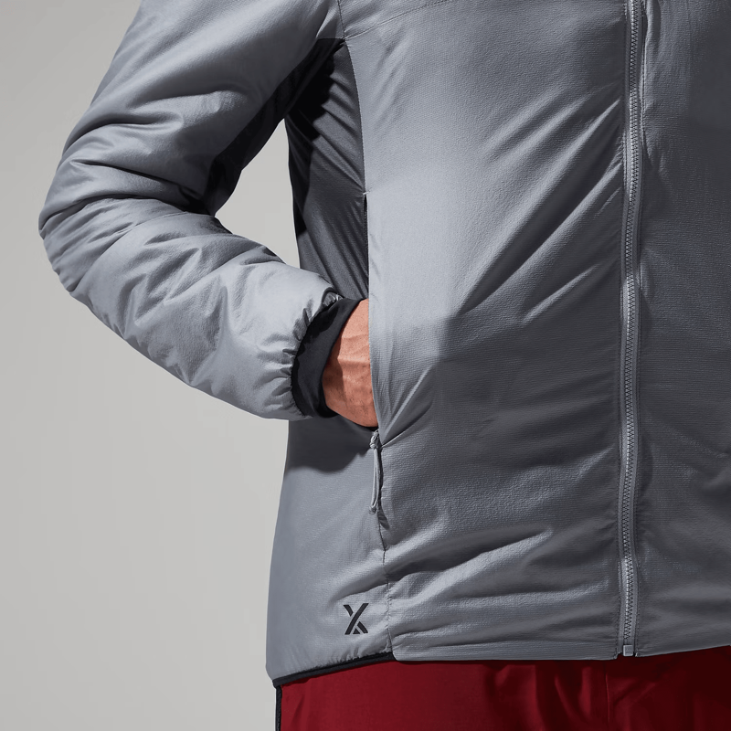 Berghaus Men's MTN Arete LB Synthetic Hoody in Grey/Grey-9