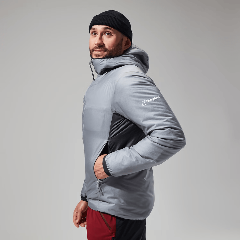Berghaus Men's MTN Arete LB Synthetic Hoody in Grey/Grey-5
