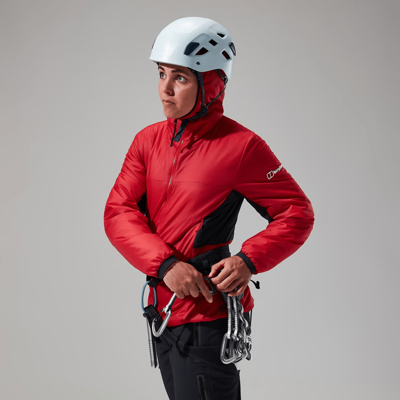 Berghaus Women's MTN Arete LB Synthetic Hoody in Red/Black-11
