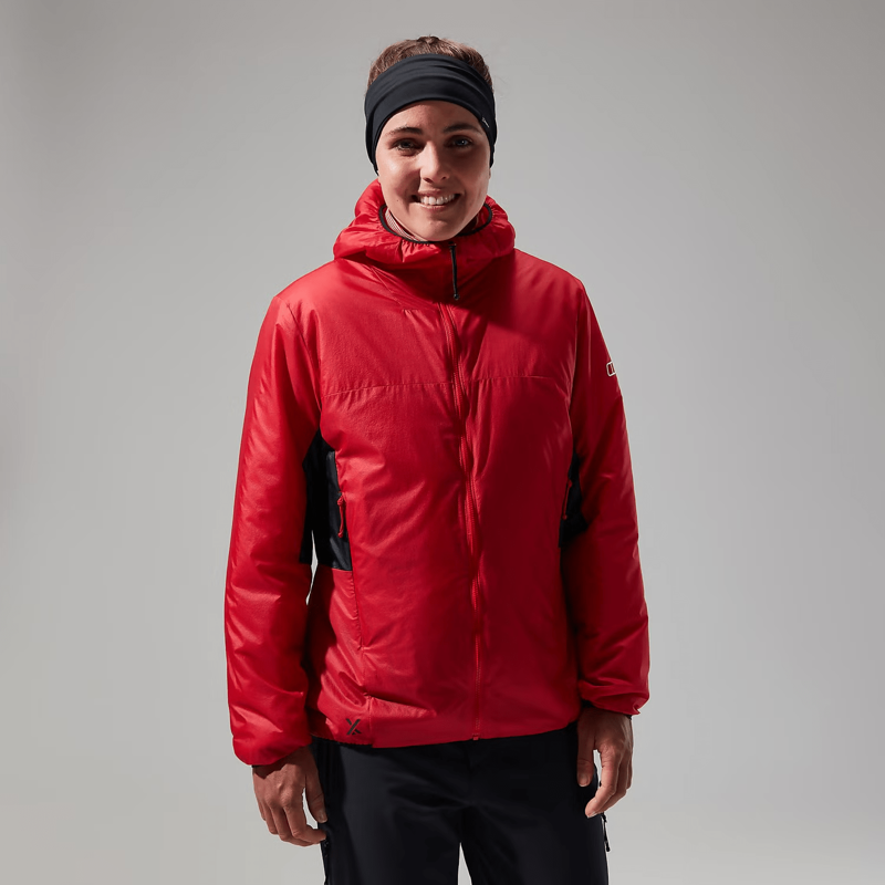 Berghaus Women's MTN Arete LB Synthetic Hoody in Red/Black-4