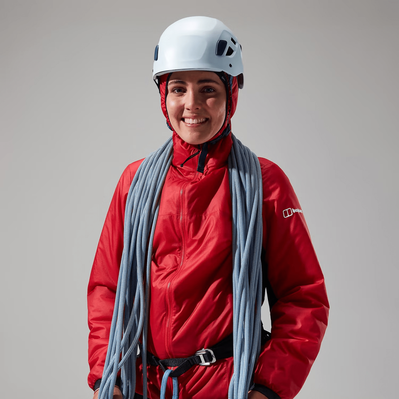 Berghaus Women's MTN Arete LB Synthetic Hoody in Red/Black-10