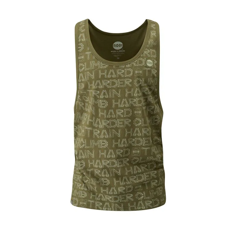 Moon Men's Train Hard Vest in Olive