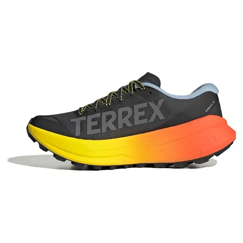 adidas Terrex Agravic SL Women's Trail Running Shoes In Core Black/Semi Impact Orange/Grey Three-2