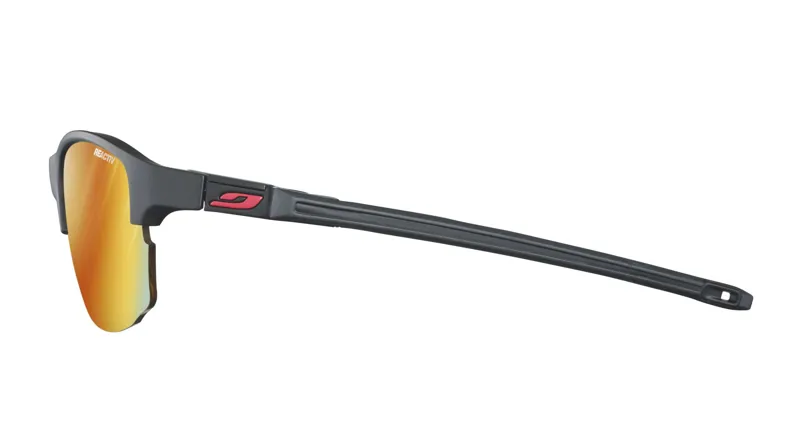 Julbo Split Running Sunglasses with Reactiv Lens in Black / Red -1