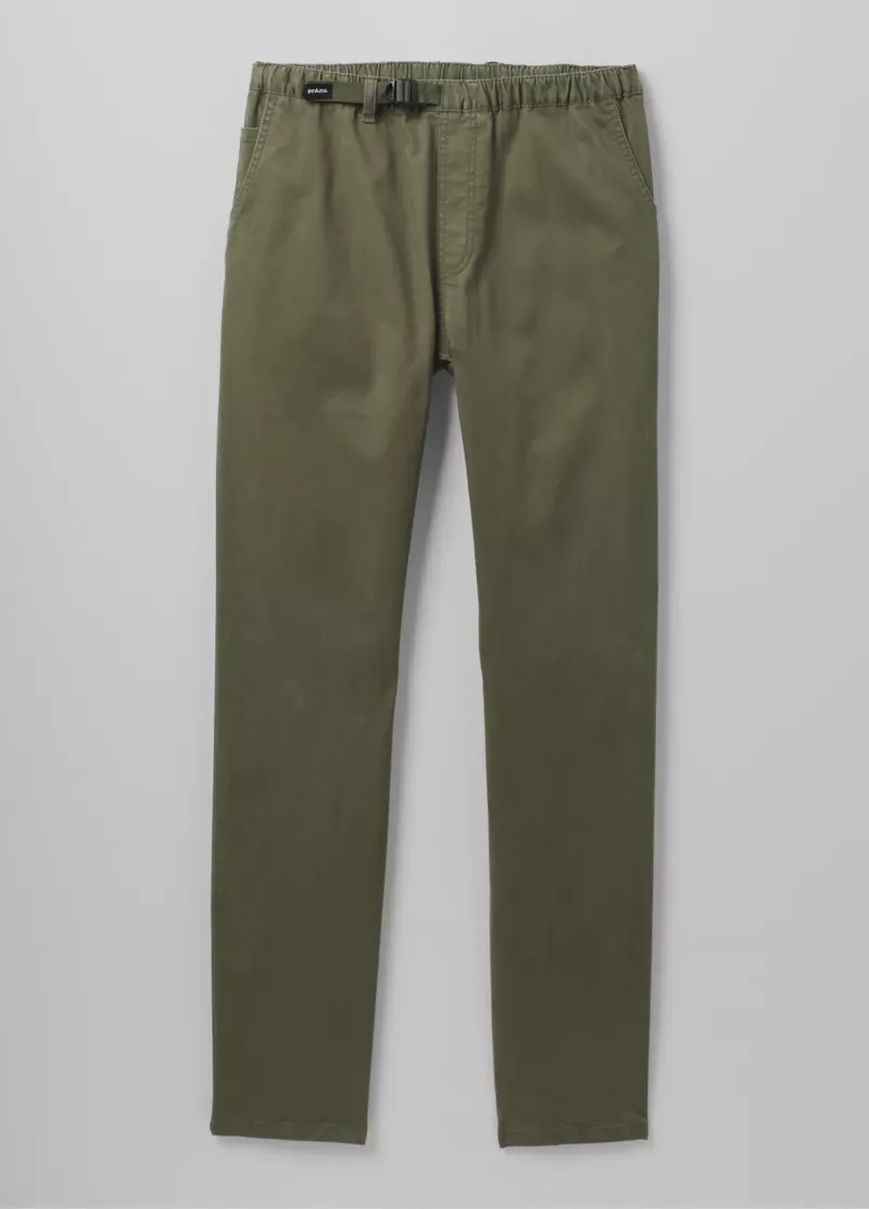 prAna High Rock Pant Men's Climbing Trouser in Cargo Green-4
