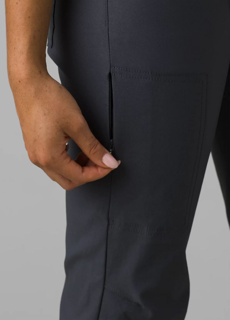 prAna Halle Straight Pant II Women's Trousers in Coal-3