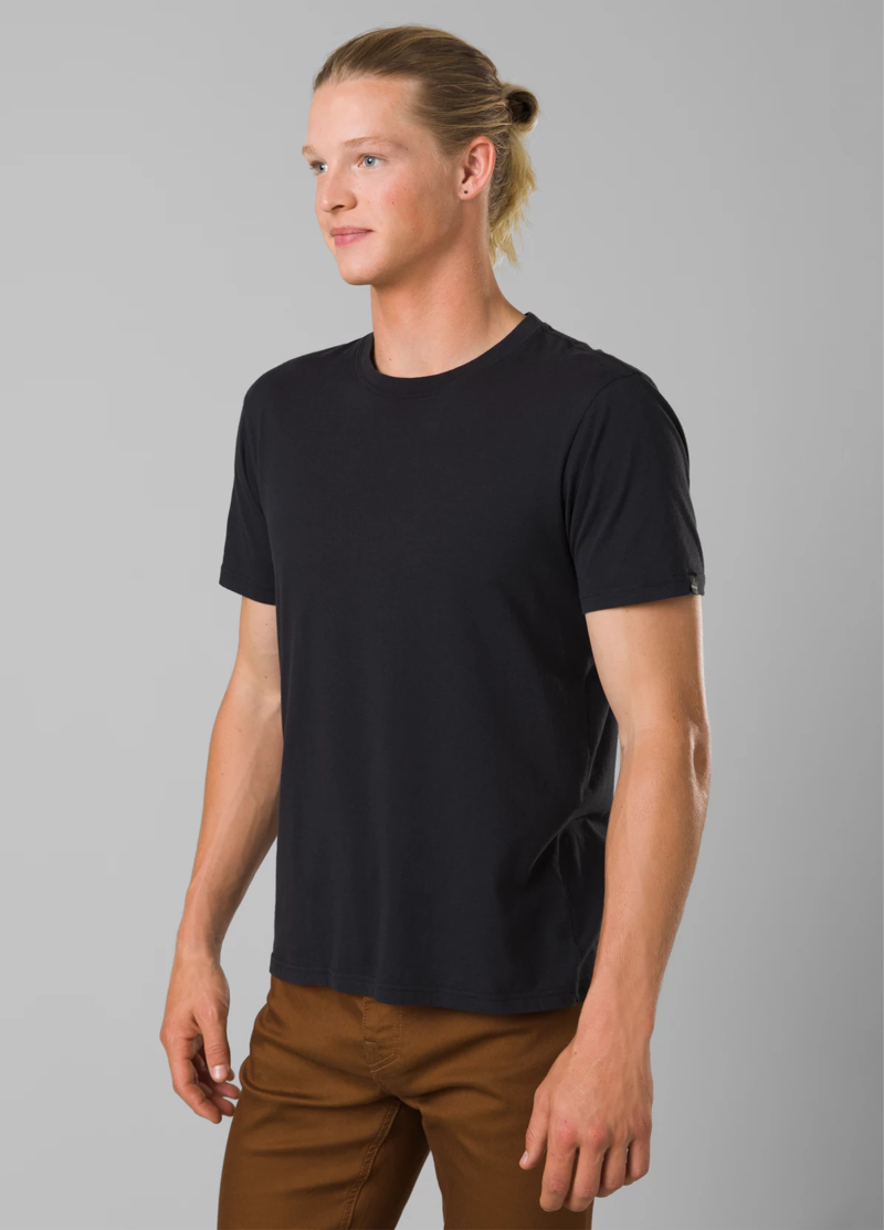 prAna Men's Crew T-Shirt in Black-1