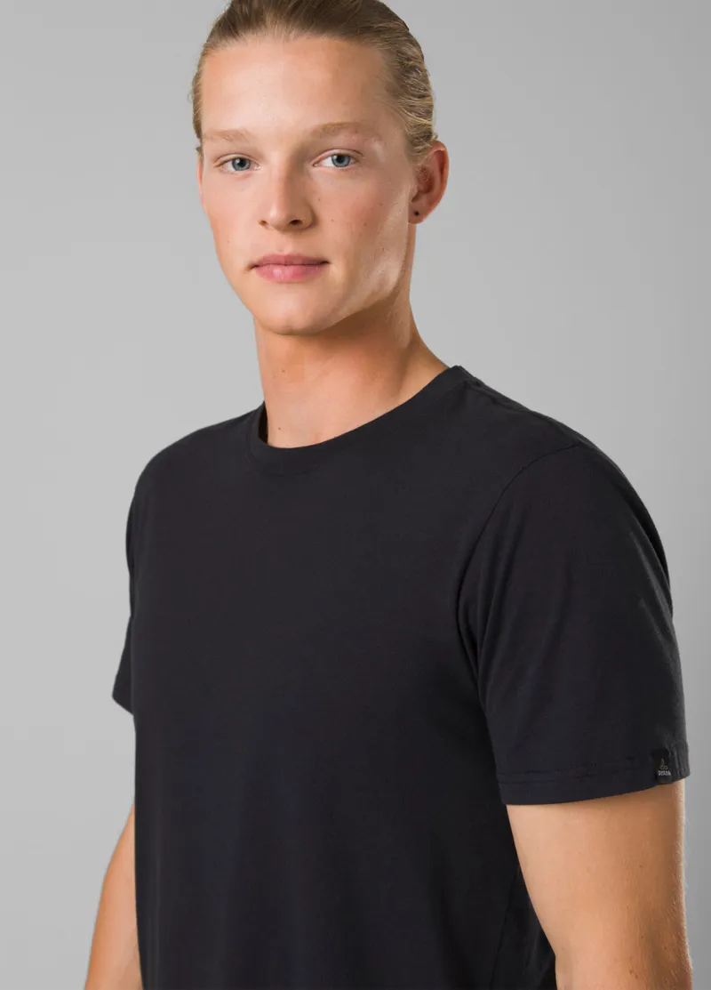 prAna Men's Crew T-Shirt in Black-3